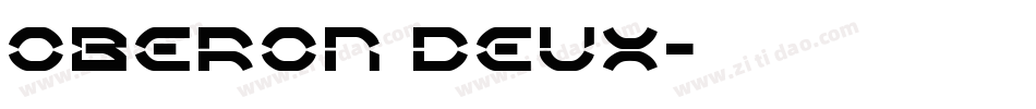 Oberon Deux字体转换